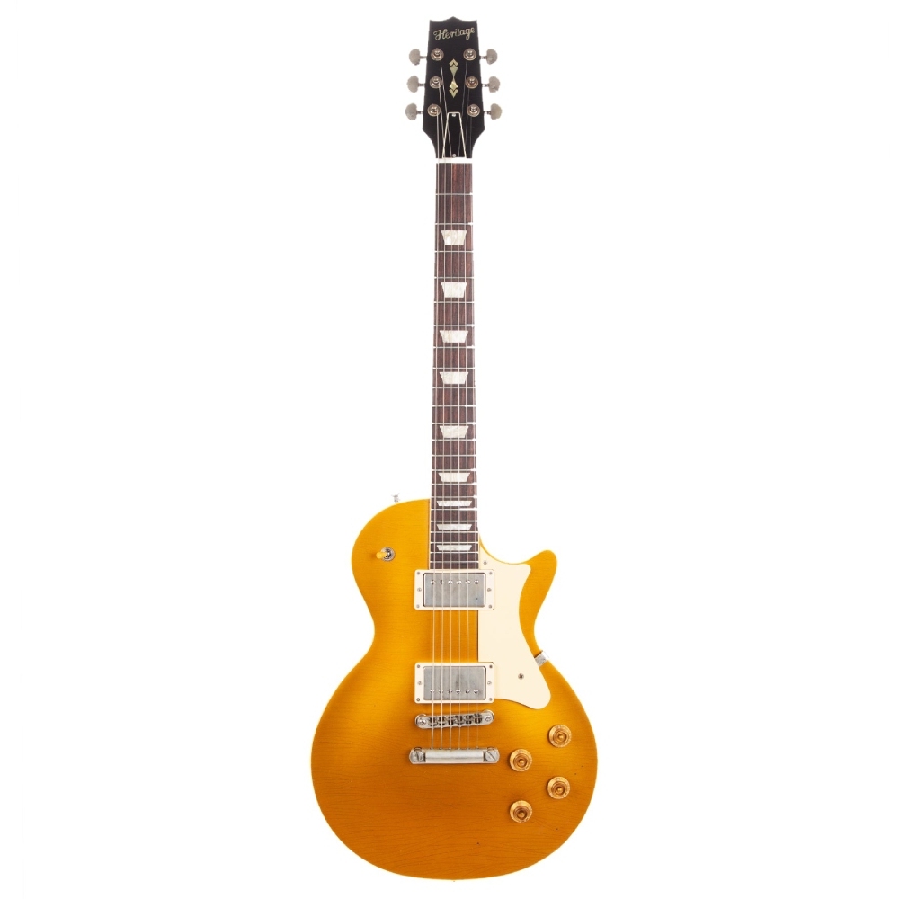 HERITAGE Custom Shop Core Collection H-150 w/Case Gold Top Artisan Aged Elektro Gitar